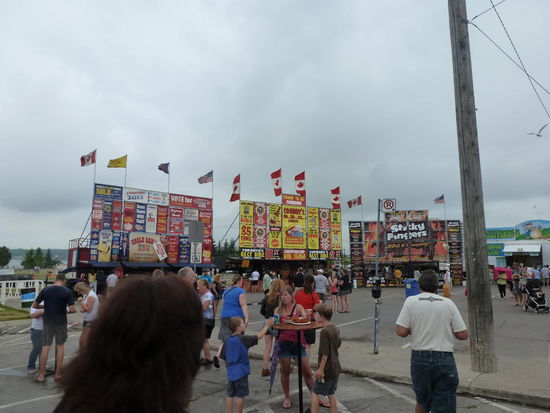 Das zu Beginn noch trockene Rib Fest in Barrie