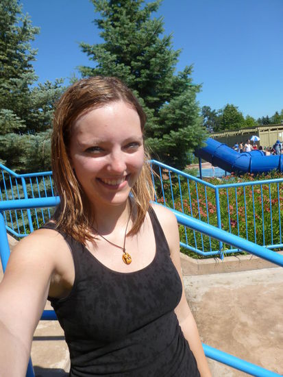 Nass, aber glücklich.