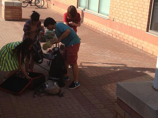 Da war ein größerer Einkauf geplant