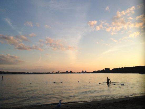 Johnson Beach bei Sonnenuntergang