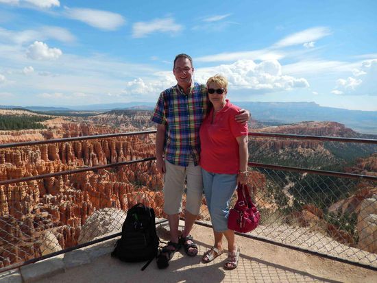 Kleines "Gruppenfoto" vor Traumkulisse
