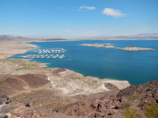 Durch das Aufstauen des Colorados entstand der Lake Mead.