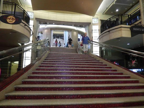 Dies ist der Aufgang zur heutigen Oscarverleihung