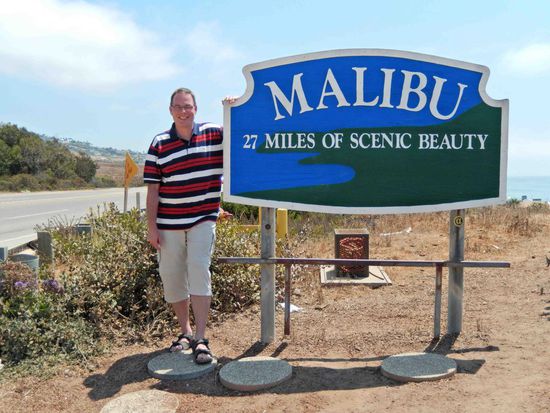 Dieses Mal nicht das Hollywood Sign sondern das von Malibu 
