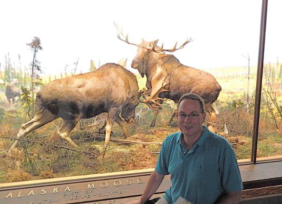 Natürlich war auch Mr. Moose - Rolands Lieblingstier - dort vertreten