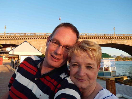 Typisches Foto mit "langem Arm" 