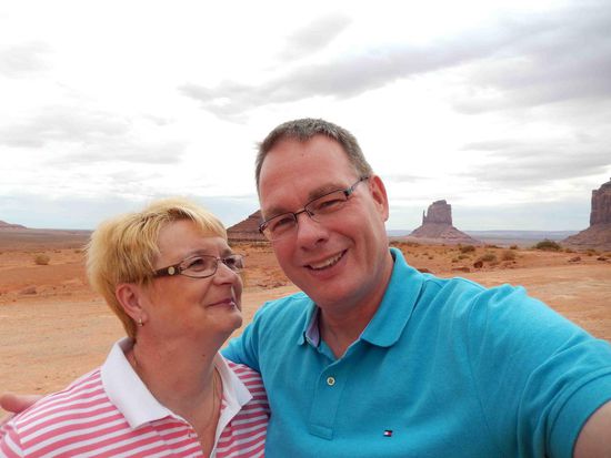 Nun klappt es auch schon mit dem Lächeln bei den Aufnahmen mit dem langen Arm  