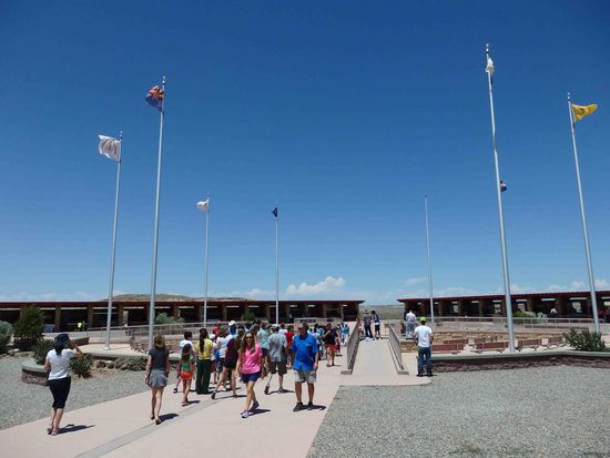 Hier beginnt die Schlange und sie wurde minütlich länger