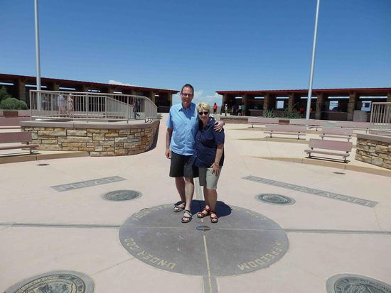 Natürlich mussten auch wir dort posen