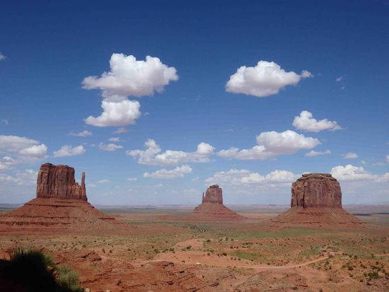 Das ist der Ausblick aus unserem Zimmer