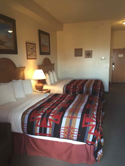 Im indianischen Stil eingerichtetes Zimmer