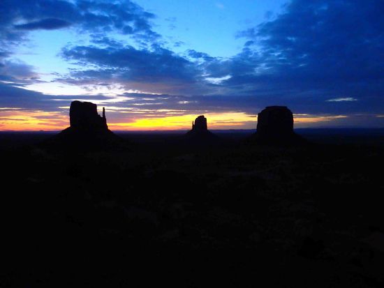 Sonnenaufgang um  sechs. Es war ein Lebenstraum von Roland dies einmal live zu erleben
