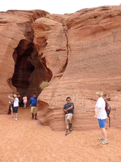 Am Eingang des Canyons