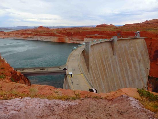 Ich bekam auf der gegenüberliegenden Brücke ziemlich weiche Knie