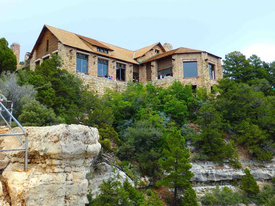 Die Canyonlodge liegt ganz malerisch an der Kanten zum North Rim