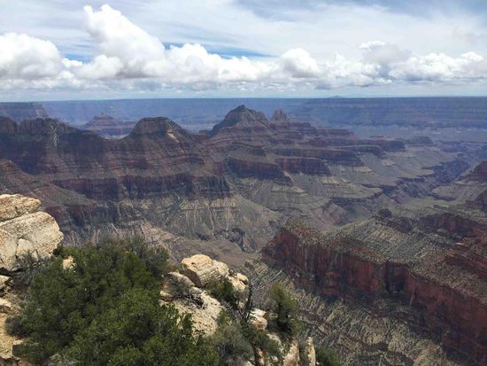 Und das konnte man von der Terrasse aus sehen