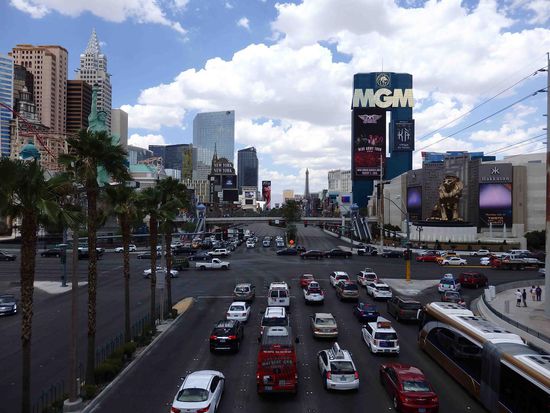 Und hier sind wir entlang gefahren - sieht gerade ruhig aus