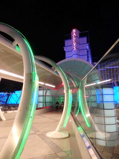 Aufgang zu unserem Hotel Ballys