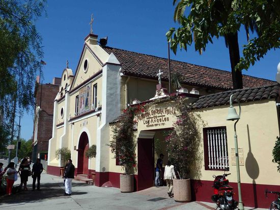 Eine historische katholische Kirche