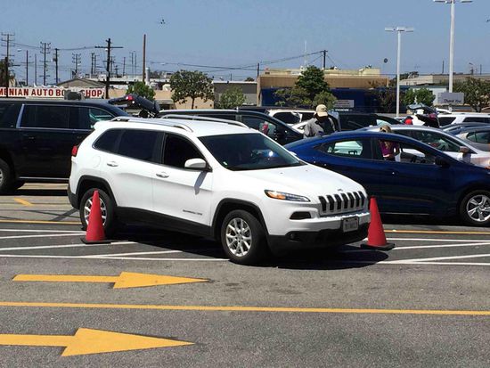 Ein letzter Blick auf den kleinen weißen Flitzer - seufz...
