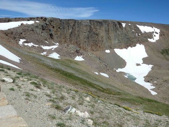 Dieser Talkessel war in der Eiszeit komplett mit Eis "gefüllt"