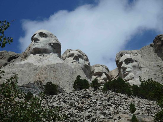 Wir folgten dem Presdential Trail und kamen so näher an die "Herren" heran