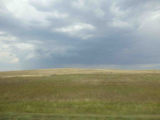 Die echte Prairie in ihrer scheinbaren Unendlichkeit