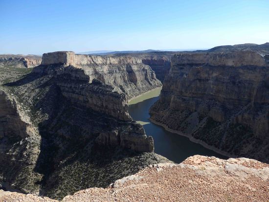 Bighorn Canyon: Eine gewaltige Schlucht mit steilen Felswänden