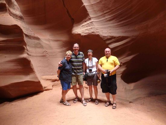 Die Reisegruppe aus dem Allgäu und Westfalen