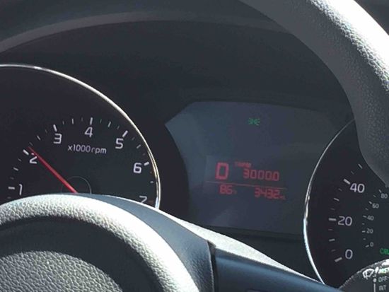 Heute machten wir die 3 000 Meilen = 5 400 KM voll