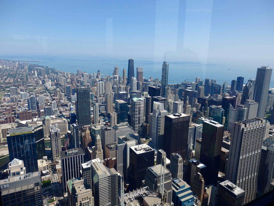 Skyline mit Lake Michigan im Hintergrund