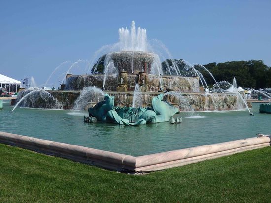 Buckingham Fountain - ebenfalls im Millennium Park