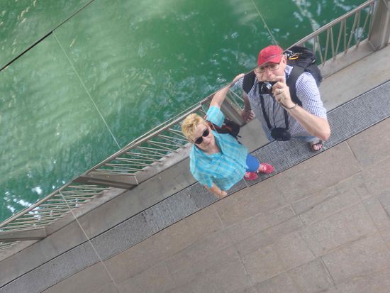 Und das haben wir aus der Spiegelung gemacht 