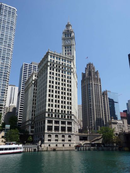 Das wunderschöne, alte Wrighleys Building