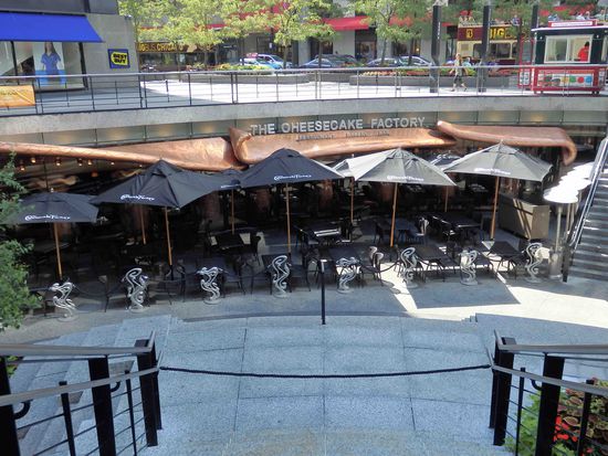 Eigentlich wollten wir hier einen der super Käsekuchen essen - dazu kam es dann leider nicht 