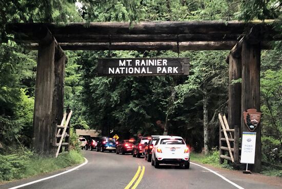 Einfahrt in den Nationalpark