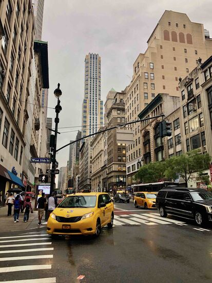 Hier regnet es nicht mehr ganz so stark, das änderte sich aber kurze Zeit später.