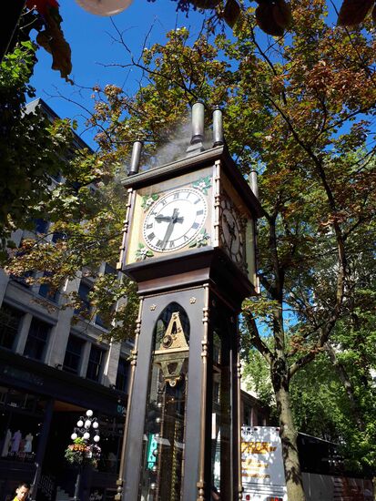 Dampfuhr - ein sehr beliebtes Fotomotiv