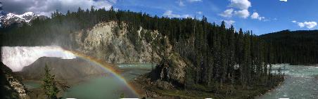 Habe das Panoramabild vom Wapta Fall vergessen.