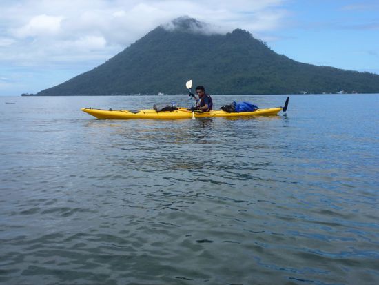 Zurück geht es auf die Insel Manado Tua, die größte im Bunaken Nationalpark.