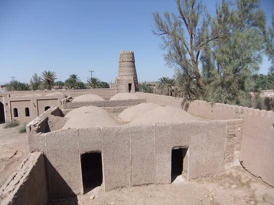 Iran - Shadad - Wieder aufgebaute Shafi Abad Karavanserei