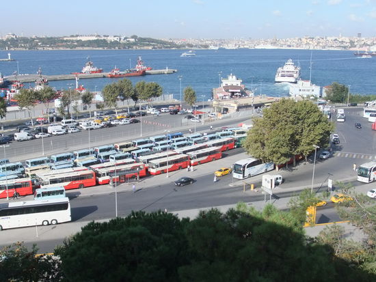 Türkei - Istanbul - Blick von unserem Hotel in Üsküdar