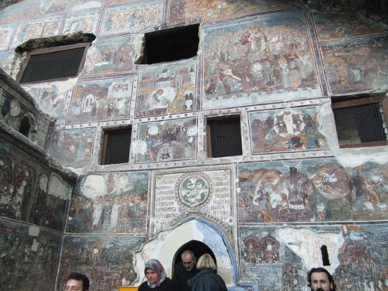 Türkei - Felsenkloster Sumela - Mit Fresken bemalte Kapelle