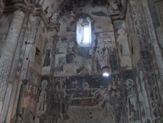 Türkei - Ani - Klosterkirche - Fresken im Innenraum