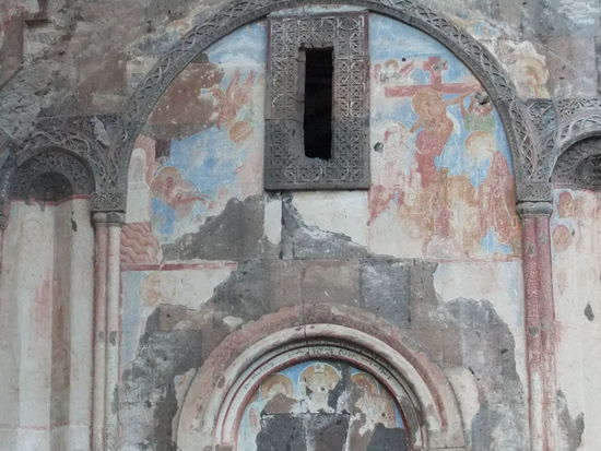 Türkei - Ani - Klosterkirche - Fresken im Innenraum