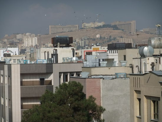 Iran - Shiraz - Blick aus unserem Hotelfenster