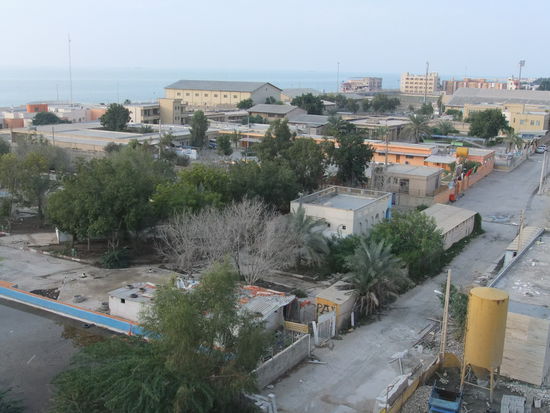 Iran - Bushehr - Blick aus unserem Hotelfenster