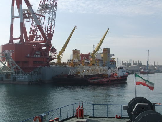 Iran - Zwischen Bandar Abbas und Sharjah - Im Hafen von Sharjah