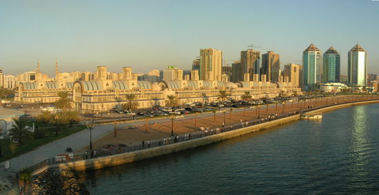 VAE - Sharjah - Binnensee - Bazar