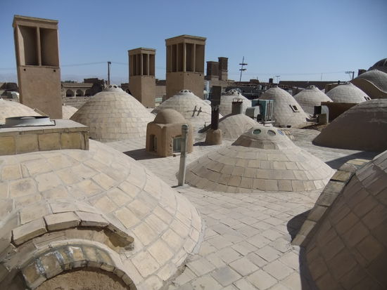 Iran - Yazd - Auf den Dächern der Amir Chakhmaq Moschee